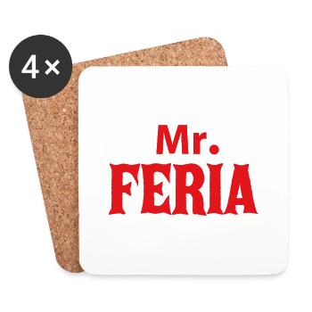 Feria Party - Untersetzer (4er-Set) - Weiß - Vorne