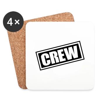 Crew - Untersetzer (4er-Set) - Weiß - Vorne