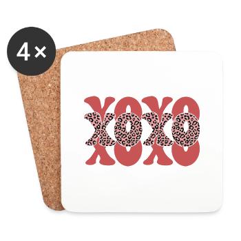 Xoxo - Coasters (set of 4) - white - Front
