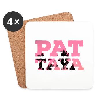 Pattaya - Coasters (set of 4) - white - Front