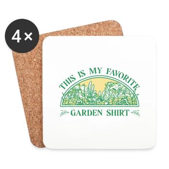 Garden Orchard Gift Gardener Hobby Gardener - Coasters (set of 4) - white - Front