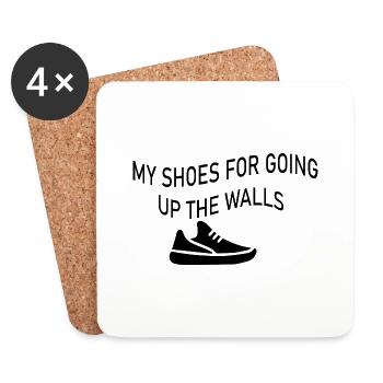 climbing - Coasters (set of 4) - white - Front