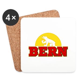 Bern - Dessous de verre (lot de 4) - blanc - Devant