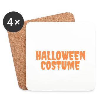 Ceci est mon costume d’Halloween t-shirt costume costume - Dessous de verre (lot de 4) - blanc - Devant