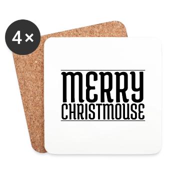 cottondrawstringbag come funny funny quote - Coasters (set of 4) - white - Front