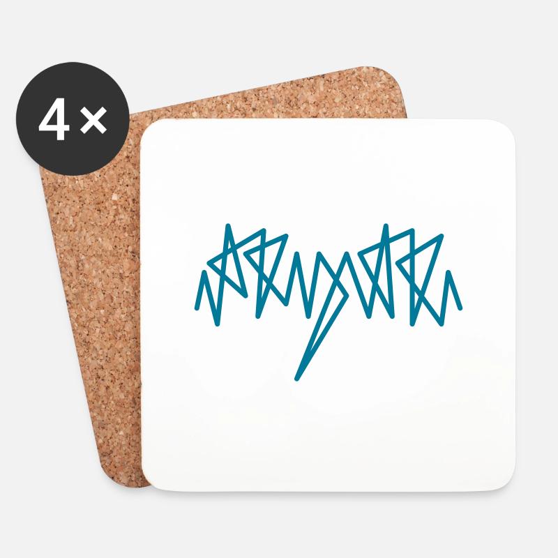 ikkipikki - Untersetzer (4er-Set) - Weiß