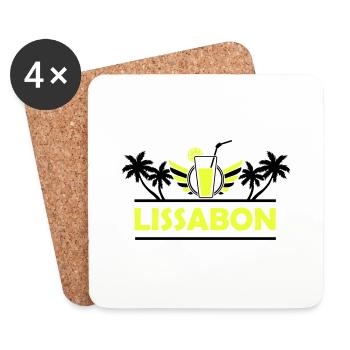 Lisbon - Coasters (set of 4) - white - Front