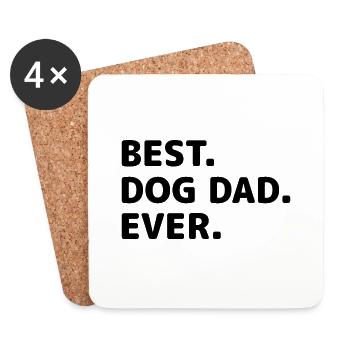 Dog Hund - Untersetzer (4er-Set) - Weiß - Vorne