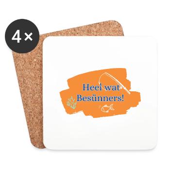 Heel wat Besünners - Untersetzer (4er-Set) - Weiß - Vorne