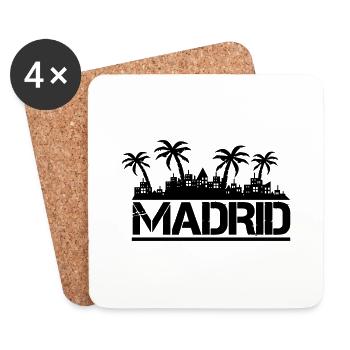 madrid - Untersetzer (4er-Set) - Weiß - Vorne