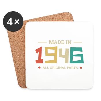 Legendary Since 1946 Original 1946 - Coasters (set of 4) - white - Front