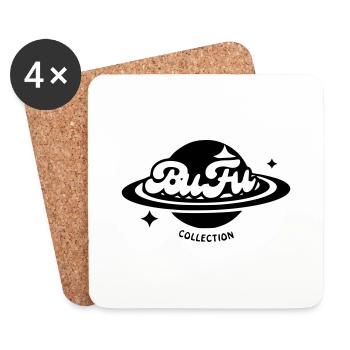 Bufu Planet - Coasters (set of 4) - white - Front