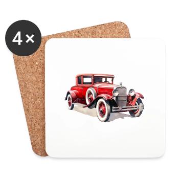 Classic cars are more than just cars - Coasters (set of 4) - white - Front