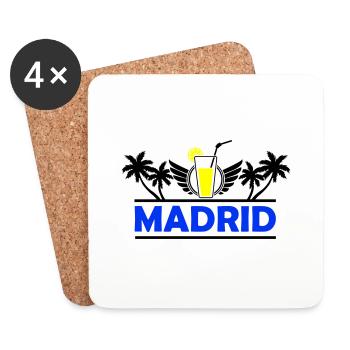 madrid 2 - Untersetzer (4er-Set) - Weiß - Vorne
