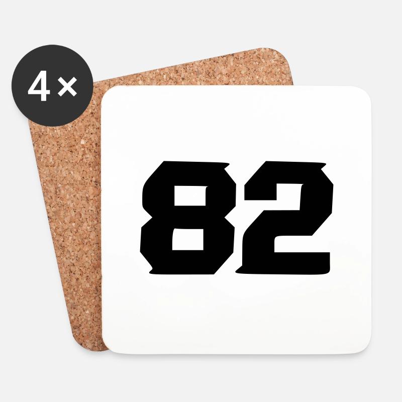 82 - Coasters (set of 4) - white