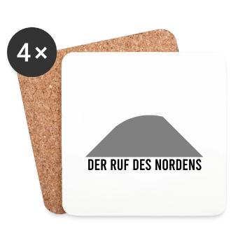 Der Ruf des Nordens - Dessous de verre (lot de 4) - blanc - Devant
