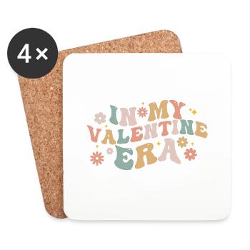Valentine's Day - In My Valentine - Coasters (set of 4) - white - Front