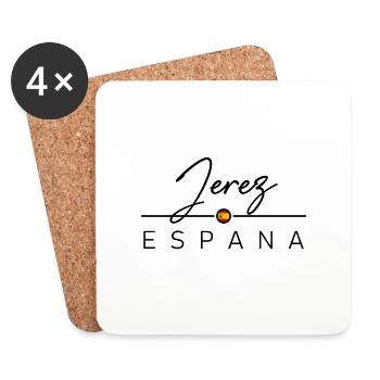 Spain - Jerez - Spanien - Espana - Untersetzer (4er-Set) - Weiß - Vorne