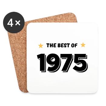 Das Beste von 1975 - Untersetzer (4er-Set) - Weiß - Vorne