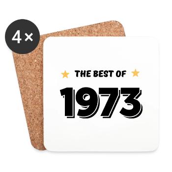 Best of 1973 - Dessous de verre (lot de 4) - blanc - Devant