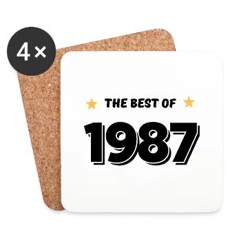 Best of 1987 - Coasters (set of 4) - white - Front