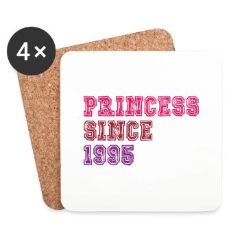 1995 Birthday Princess - Coasters (set of 4) - white - Front