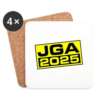 Jga 2025 - Untersetzer (4er-Set) - Weiß - Vorne