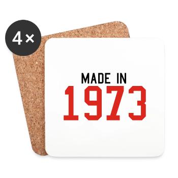 1973 - Coasters (set of 4) - white - Front