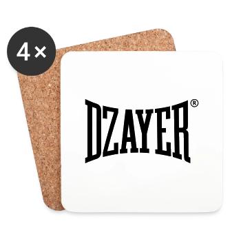 Dzayer - Dessous de verre (lot de 4) - blanc - Devant