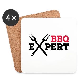 Grill - Untersetzer (4er-Set) - Weiß - Vorne