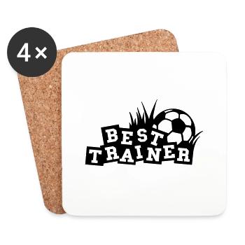 Best Trainer - Untersetzer (4er-Set) - Weiß - Vorne