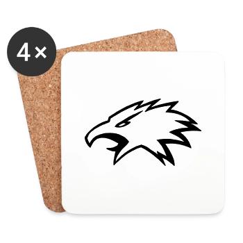 Victory Eagle - Untersetzer (4er-Set) - Weiß - Vorne