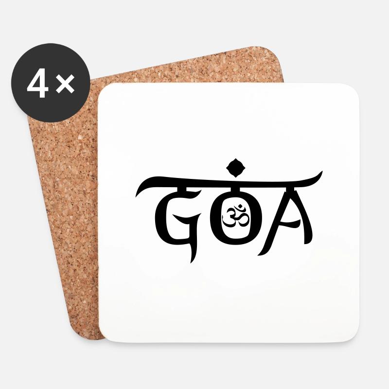 GOA - Untersetzer (4er-Set) - Weiß