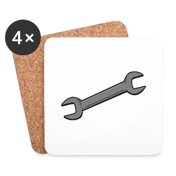 wrench - Untersetzer (4er-Set) - Weiß - Vorne