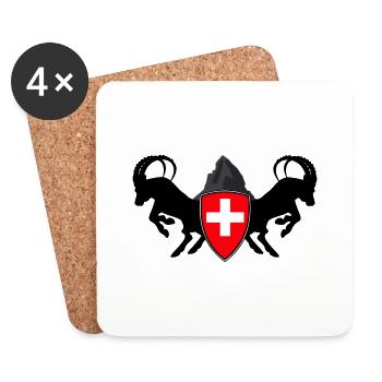 matterhorn - Coasters (set of 4) - white - Front