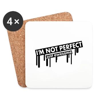 perfect_awesome_graffiti - Dessous de verre (lot de 4) - blanc - Devant