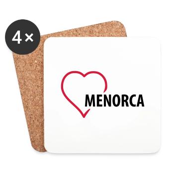 menorca__f2 - Untersetzer (4er-Set) - Weiß - Vorne