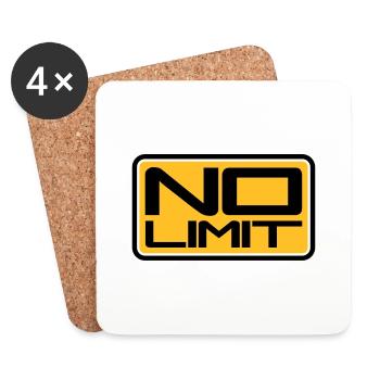 No Limit Shield - Dessous de verre (lot de 4) - blanc - Devant