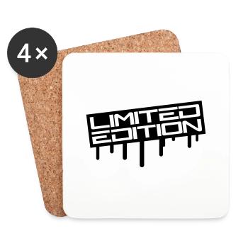 Limited Edition Graffiti Logo - Dessous de verre (lot de 4) - blanc - Devant