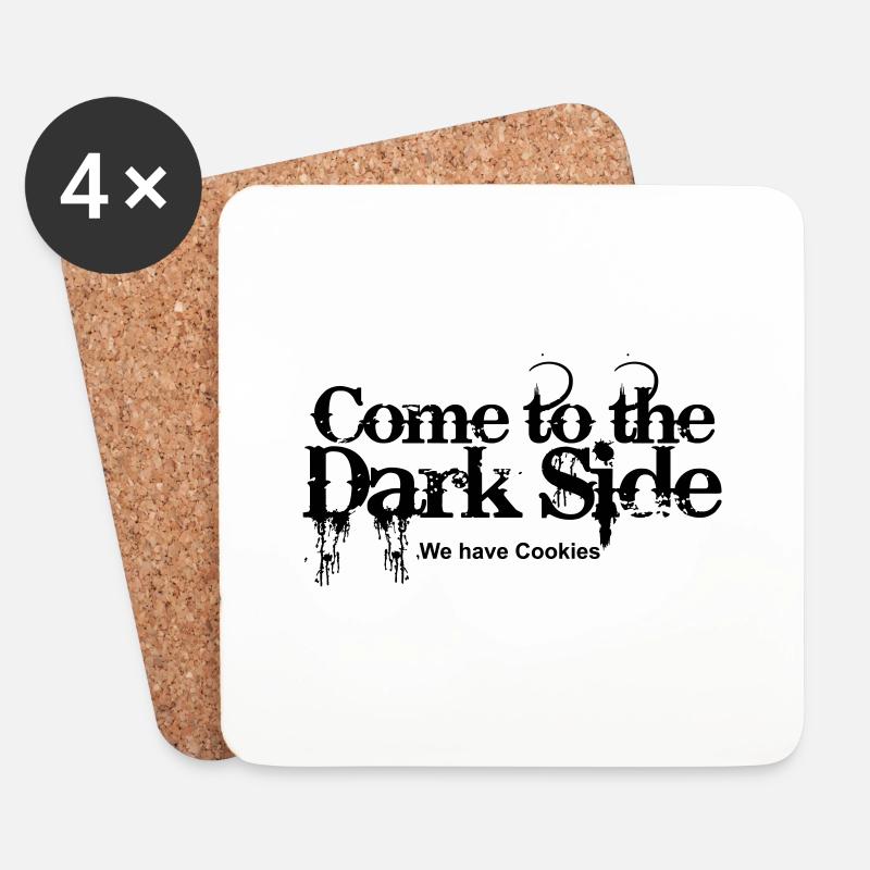Come to the Dark Side - We have Cookies - Untersetzer (4er-Set) - Weiß