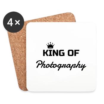 Photographer Photo Fotograf Photographe - Coasters (set of 4) - white - Front