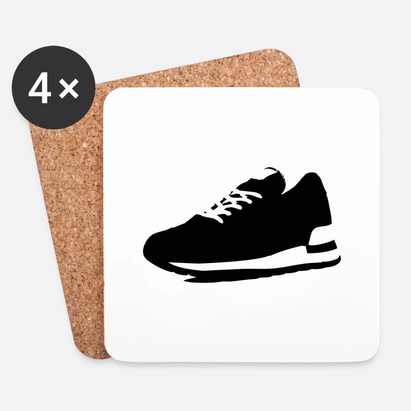 sneaker - Untersetzer (4er-Set) - Weiß