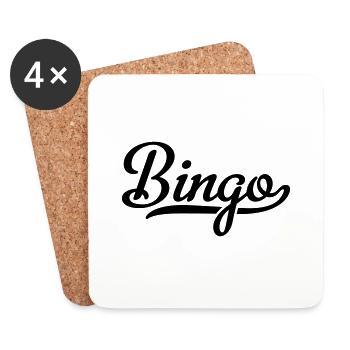 BINGO - Untersetzer (4er-Set) - Weiß - Vorne