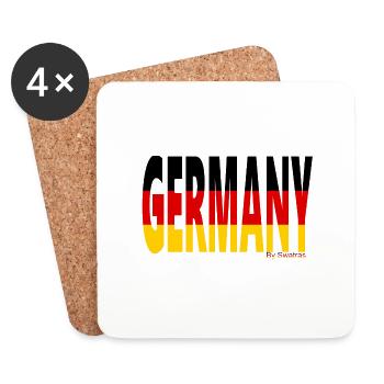 germany - Untersetzer (4er-Set) - Weiß - Vorne