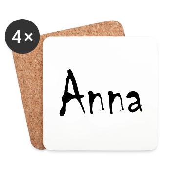 anna - Untersetzer (4er-Set) - Weiß - Vorne