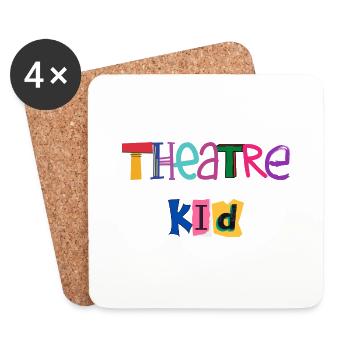 Theatre Kid - Coasters (set of 4) - white - Front