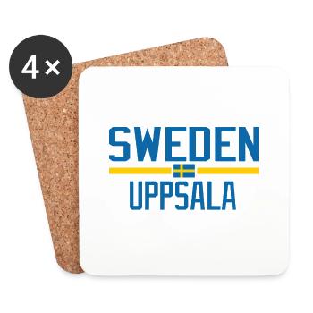 Schweden Uppsala - Untersetzer (4er-Set) - Weiß - Vorne