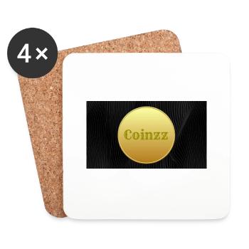 Conception de Coinzz - Dessous de verre (lot de 4) - blanc - Devant