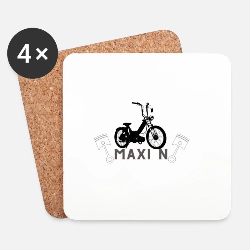 Puch maxi N - Untersetzer (4er-Set) - Weiß