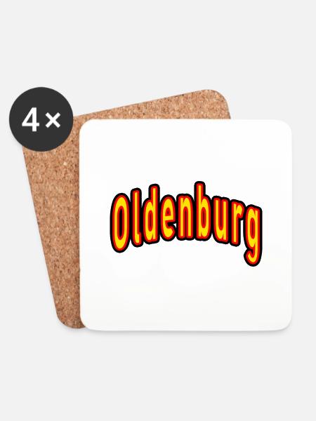 Oldenburg - Untersetzer (4er-Set) - Weiß